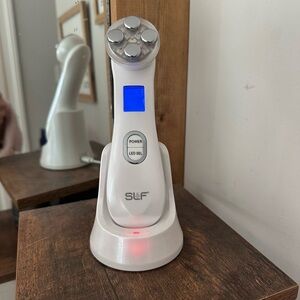 White SLF LED Facial Massager